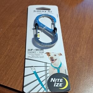SlideLock Pet S-Biner - Blue
